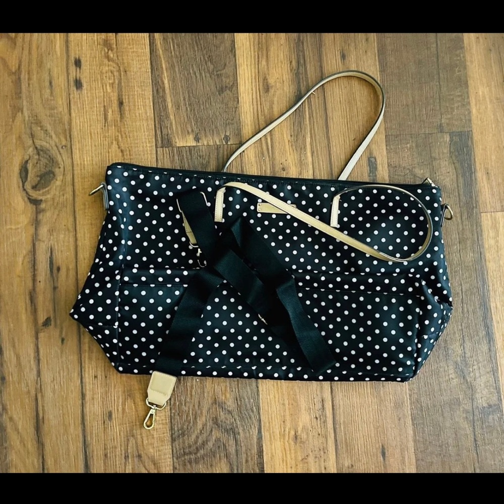 Polka dot weekend bag